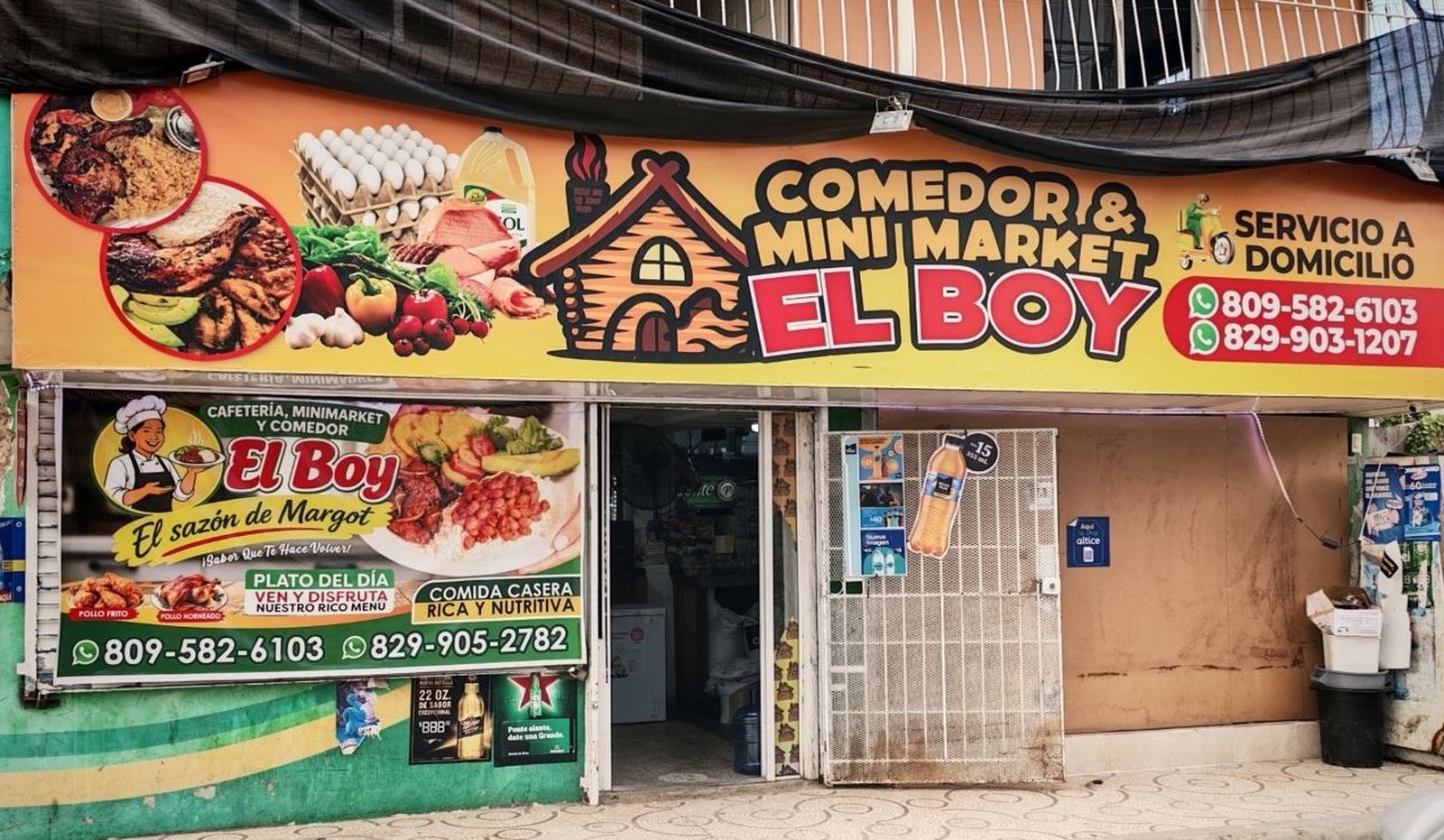 Fachada de Comedor y Mini Market El Boy en Gurabo